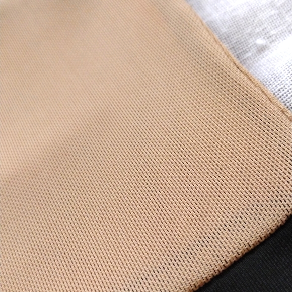 Color block Mesh Single Strap Dress (L) - Picture 2 of 3